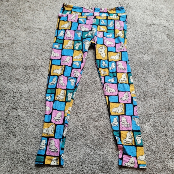 LuLaRoe Tall & Curvy Walrus Leggings Excellent! - Picture 6 of 6